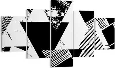 Produktbild von Bild auf Leinwand - Leinwandbild - Abstraktion modern - 125x70cm - Wand Bild - Wanddeko - Leinwanddruck - Bilder - Kunstdruck - Wanddekoration - Leinwand bilder - Wandkunst - EA125x70-3882