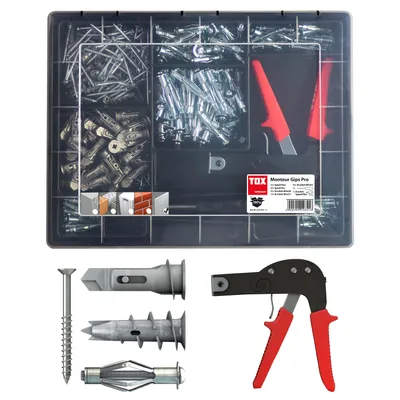Image de Coffret d'assortiment Tox Monteur Gips Pro 035 901 11 (Chevilles tout usage)