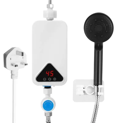 Produktbild von Mini Wassererhitzer - Durchlauferhitzer - 220 V 3000 W - Sofort heißes Wasser - Tanklos, Tragbar - Für Bad & Küche