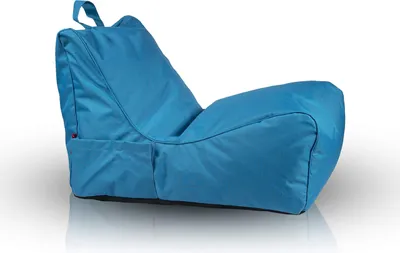 Produktbild von Ecopuf, Flavio, Sitzsack Pouf, Sack Poufsessel Pufsack, mit Seitentasche, Hellblau Nc6