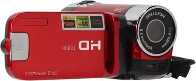 Produktbild von 48MP Digitalkamera 16X Zoom Videorecorder mit 27 Zoll 270° Drehbares Display - Rot - für Anfänger und Kinder