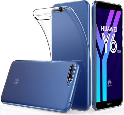 Produktbild von Hülle für HUAWEI Y6 2018 - Transparent Handyhülle Kratzfest Schutzhülle Ultra Dünn Phonillico®