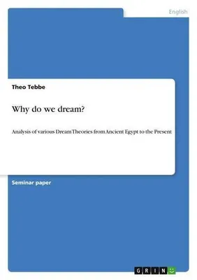 Produktbild von Why do we dream?