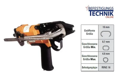 Image de Bostitch SC742B-E 32mm Nez Pince pneumatique Hog Ring pour 110 agrafes Ring16 KL-97
