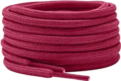 Runde Schnürsenkel in Rot Beere - 120cm