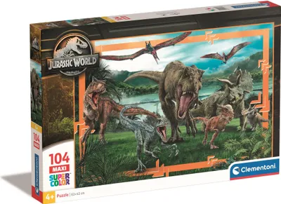Zdjęcie produktu dla Clementoni Supercolor 23770, 104 szt., Dinozaury, 4 lat(a)