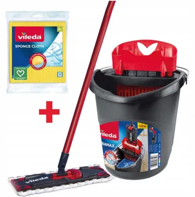 Produktbild von Vileda UltraMax Box Mop-Set mit Eimer und 3 Tüchern