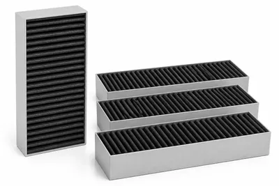 Aktivkohlefilter 4er-Set 193x75x35 mm für Dunstabzugshauben