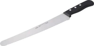 Image de STUBAI couteau de pâtissier de haute qualité 260 mm | Couteau de pâtissier à lame crantée en acier inoxydable pour couper sans effort gâteaux, tartes, pain & pâtisseries, lavable au lave-vaisselle, pâtisserie