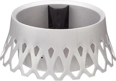 Image de Pot de jardin - Pot à arrosage automatique - 40 cm - Argent