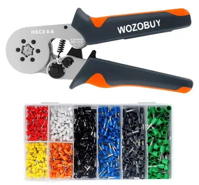 Obrázek produktu pro Krimpovací kleště, ergonomická rukojeť, robustní ocelová konstrukce, HSC8 6-6, 800 kusů