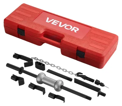 Obrázok produktu pre VEVOR Sada na odstraňovanie preliačenín 4,5 kg 13 v 1, náradie na opravu karosérie na odstraňovanie poškodení automobilov, rám na opravu s predlžovacou tyčou a protišmykovou rukoväťou