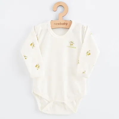 Immagine prodotto di Body New Baby Olive a maniche lunghe in Cotonelogico, taglia 80 (9-12m)