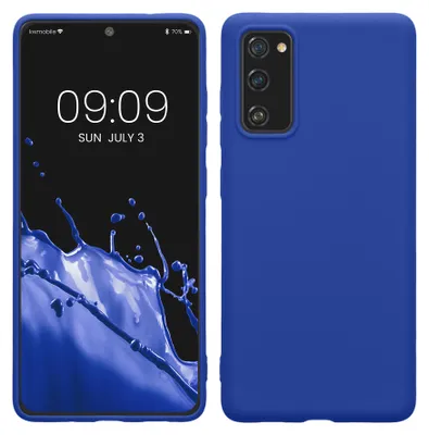 Produktbild von kwmobile Handyhülle für Samsung Galaxy S20 FE Hülle - TPU Case - Kabelloses Laden - Schutzhülle Cover in Baltik Blau