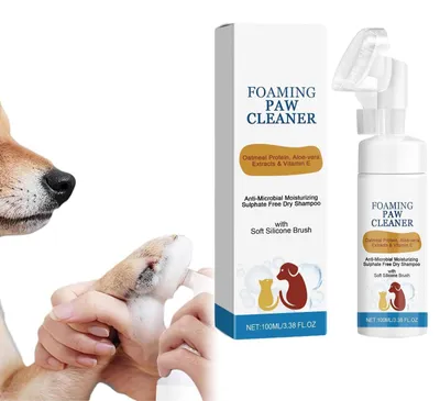 Pfotenreiniger für Hunde & Katzen, Reinigungsschaum, 100 ml