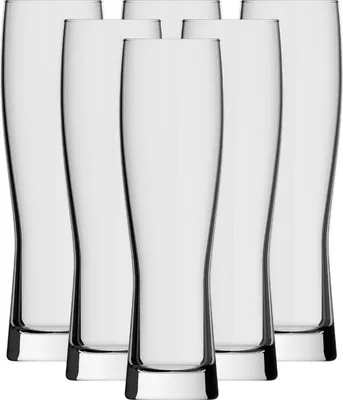 Produktbild von Rastal Monaco Slim Weizenbierglas 0,5 l 6er Set