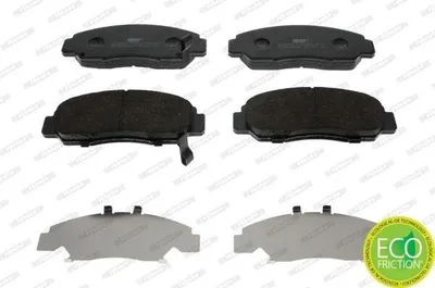 Produktbild von FERODO Bremsbeläge Satz Vorne für HONDA CIVIC VII Hatchback (EU, EP, EV) FDB1669