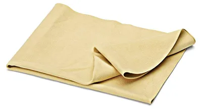 Produktbild von Hochwertiges Chamois-Leder Putztuch – Streifenfreie Sauberkeit für Auto & Haushalt, Braun, 1 Stück