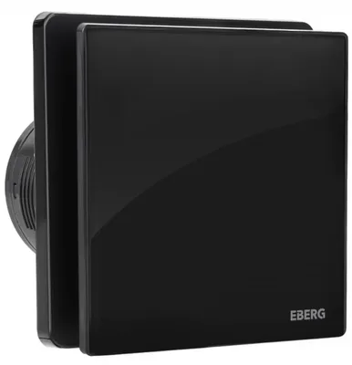 Zdjęcie produktu dla EBERG EVO B 100 HT Wentylator Łazienkowy 100 mm Higrostat Timer Czarny