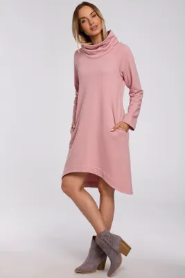 Produktbild von Made of Emotion Sweatshirt-Kleider für Frauen Resaal M551 Puderrosa L