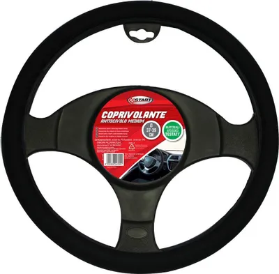 Produktbild von START 4399 Lenkradbezug Rutschfest Ø37-39cm Schwarz Lenkradhülle