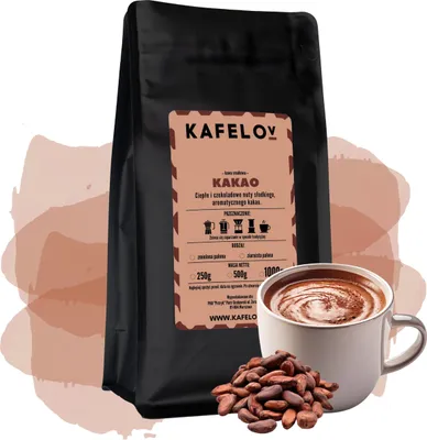 Produktbild von KAFELOV | Aromakaffee KAKAO - 250g - 100% Arabica - Süß und aromatisch - Ideal für Kaffeeliebhaber