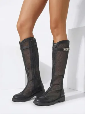 Produktbild von Royalfashion Hoch perforierte Damen-Stiefeletten Ovittole, Größe 36