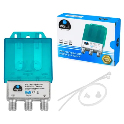 Produktbild von HB-DIGITAL PRO UHD DiSEqC Schalter 2/1 Switch