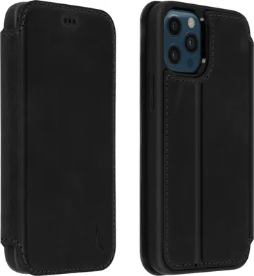Obrázok produktu pre Altadif ALTFCUIRIP12PMBLK, Ochranný obal, Apple, iPhone 12 Pro Max, 17 cm (6.7"), Čierna