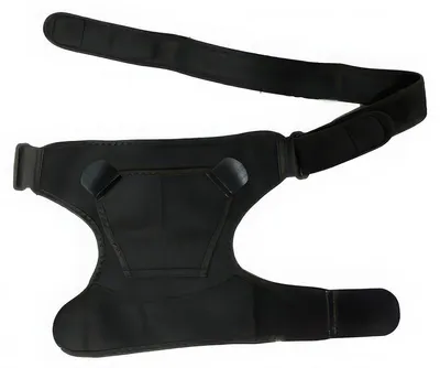 Produktbild von Schulterorthese Sport Bandage links rechts tragbar Neopren flexibel mit Druckpolster für Training Outdoor Aktivitäten und Rehabilitation
