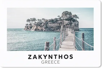 Produktbild von MuchoWow® Mauspad Mousepad Zakynthos - Griechenland - Meer 27x18 cm - Mousepads - Maus Mat - Pad - Mausunterlage - Büroartikel - Desk Matten