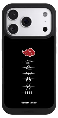 Produktbild von NIVOCASE Handyhülle für Apple iPhone 18 Pro  Hülle NIVOpure Case Schwarz Naruto Shippuden Offizielles Lizenzprodukt Akatsuki