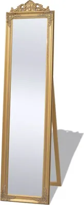 Produktbild von vidaXL Standspiegel im Barock-Stil 160x40 cm Golden