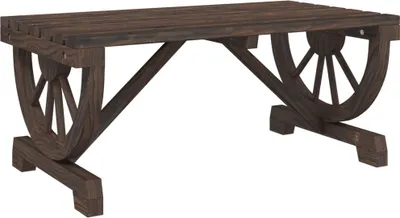 Immagine prodotto di vidaXL Tavolino da giardino 90x50x40 cm in legno massiccio d'abete