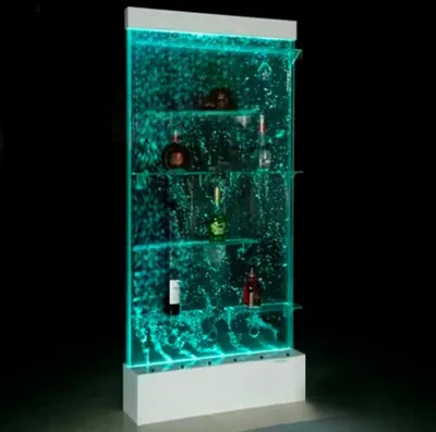 Produktbild von Regale Designer Beleuchtet Led Wasser Wand Bar Regal Säule Wassersäulen Theke