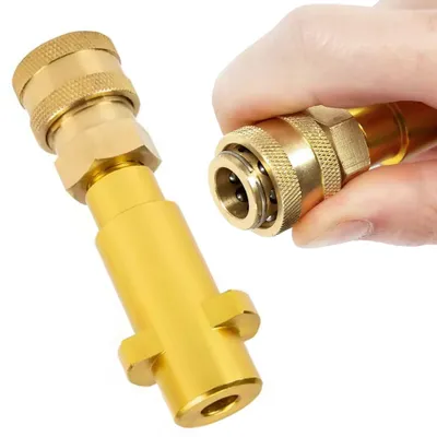 Productafbeelding van Adapter Vervanging – Snelkoppeling 1/4" | 160 bar, 10 l/min, 60°C | Compatibel met Hogedrukreiniger Kärcher K2–K7