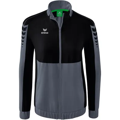 Produktbild von Erima Six Wings Präsentationsjacke Schiefergrau/Schwarz - 38
