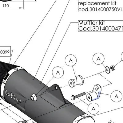 Obrázok produktu pre LeoVince výfukové potrubie, spojovací diel, náhradná časť S1138, 3014047202R