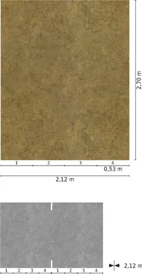 Produktbild von NEWROOM Tapete Ocker Vliestapete Beton - Wandbild Industrial Gelb Kupfer Zement Stein Tapete Bauhaus Holztapete