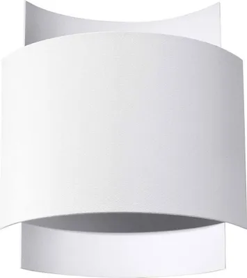 Produktbild von Wandleuchte, Stahl, weiß, Up & Down Beleuchtung, H 23 cm