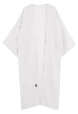Produktbild von Knit Factory Elva Kimono Lang - Woolwhite - 36/42
