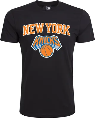 Produktbild von New Era New York Knicks NBA Team Logo Tee Black T T-Shirt Men M L XL XXL(XL,Black)