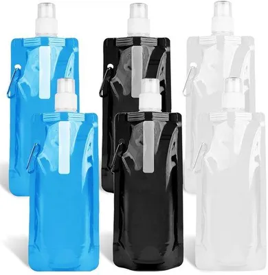 Image de Gourde pliable de 500 ml, souple, pour adultes
