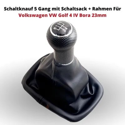 Immagine prodotto di Pomello del cambio a 5 velocità con borsa + telaio per Volkswagen VW Golf 4 IV Bora 23mm