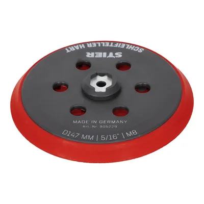 Produktbild von STIER Schleifteller Stützteller hart D147mm 5/16“ M8 für Exzenterschleifer, 150 mm, mit klett
