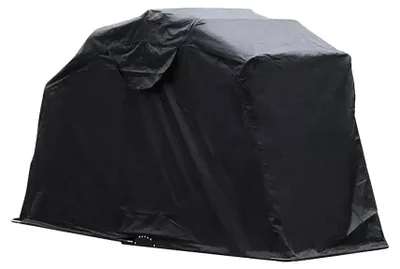 Image de Tente pour moto, protection robuste, conception solide, noir