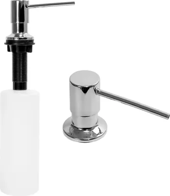 Immagine prodotto di Dispenser sapone da incasso 300 ml girevole a 360 gradi cromato