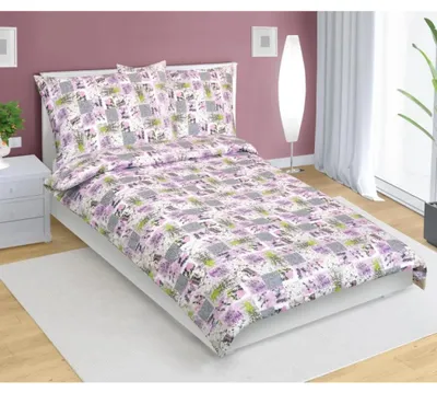 Obrázek produktu pro Bavlněné povlečení - 140x200 cm. 70x90 - šedá