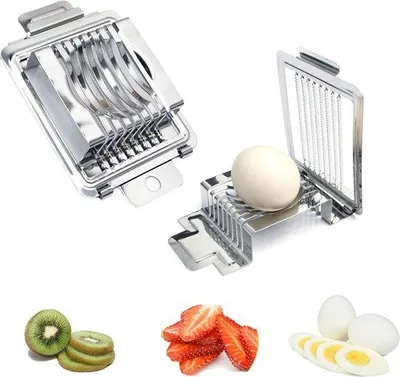 Image de Coupe-œufs en acier inoxydable antidérapant pour la cuisine