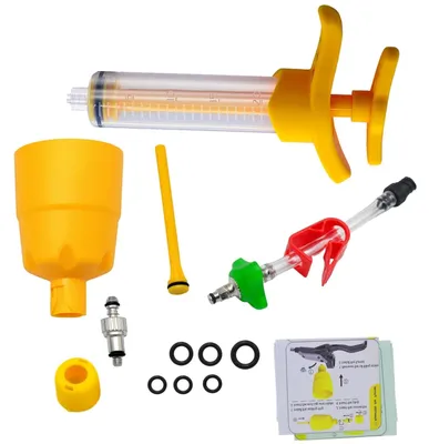 Zdjęcie produktu dla Profesjonalny zestaw do odpowietrzania hamulców rowerowych hydraulicznych